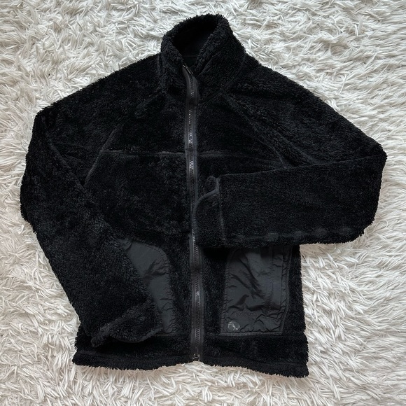 Patagonia Women’s Reversible Soft Fleece Black Jacket Size Small - Picture 4 of 5